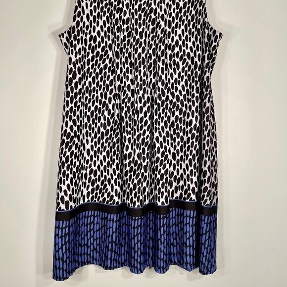BLACK & WHITE PERCEPTIONS WOMAN SLEEVELESS DRESS 3X - Picture 8 of 10